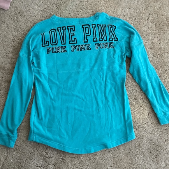 VS Pink long sleeve blue shirt - Picture 3 of 5